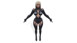 Shadowblade Sentinel the Female Scifi Warrior
