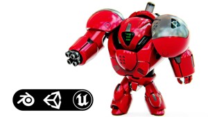 TOY BOT GROOMY B Rigged for Unreal Engine - Unity - MIXAMO 