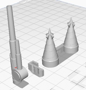 WEAPONS PACK FOR SUPER MINI-PLA ZAMBULL (ZAMBOT 3)