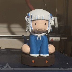 Hololive EN: Gawr Gura - 'Gura on Roomba' figure