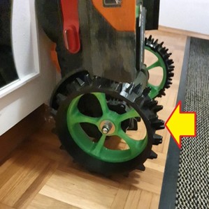 Worx Landroid Robot S500 i Upgrade 2. Back Wheels 2.2 Tire 41mm