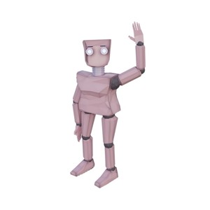3d Model Mlizmo Cute Robot