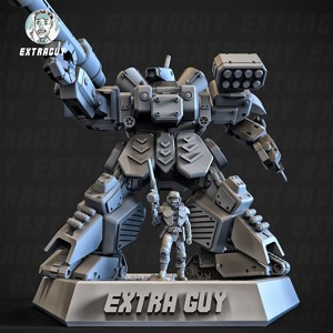 Heavy Mech Cody 100mm Static Set