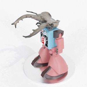 Tin chimera robot