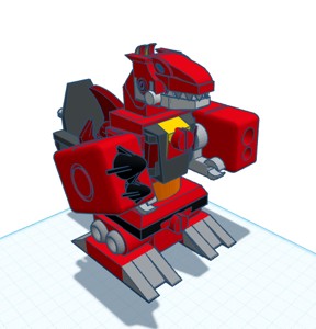 TYRANO ZORD RED POWER RANGERS