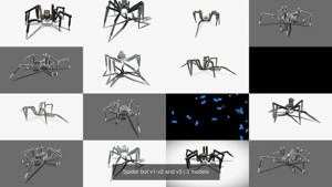 Spider bot v1-v2 and v3