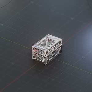 Sci-Fi Crate Box Container  Sci Fi  Object Space  06