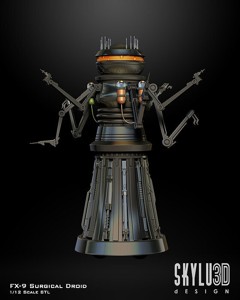 FX-9 Surgical Droid One12 Scale Droid STL