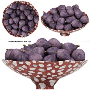 Terrazzo Fruit Bowl with Figs