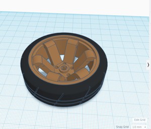 Rays volks TE37 wheels for vex iq robots