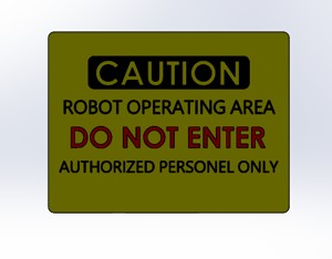Caution Sign