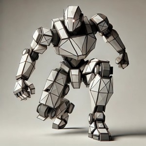 Low-Poly Combat Robot