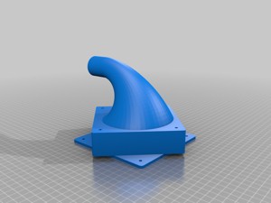 Small extractor fan assembly for Litter Robot