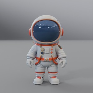 cartoon astronaut