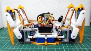 Spider robot(quad robot, quadruped)-SG90