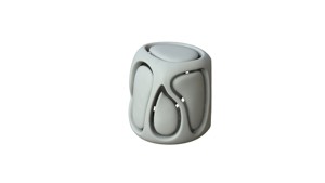 SciFi Cube Object No 68142 Low Poly Shape