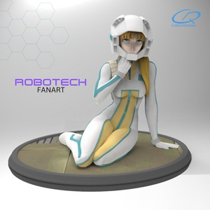 Robotech Vol 2 - Lisa Hayes full uniform