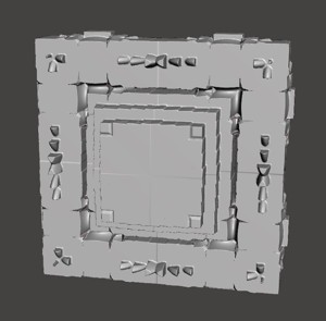 ROBOT SQUARE PORTRAIT TILE PANEL