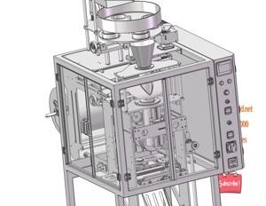 industrial 3D model Product packaging machine