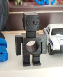 Robot with support