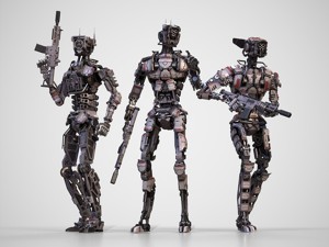 Armored robots team gameready collection