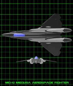 MD-12 MEDUSA MEDIUM AEROSPACE FIGHTER