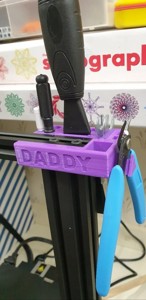 Tool Holder for Daddy's new 3D Printer
