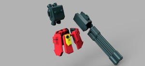 Heavy Arms Kai Mobile Suit 1-144 scale