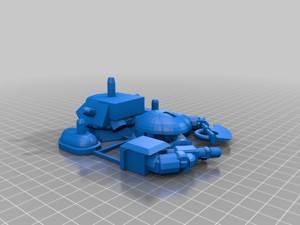 SD ZAKU II MOVING MONO-EYE GUNDAM GUNPLA 3D PRINT