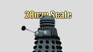 RENEGADE DALEK 28MM SCALE