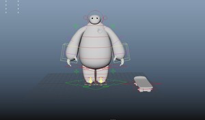 Big Hero 6 Baymax Robot fully Rigged