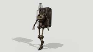 Steampunk Vendor Robot