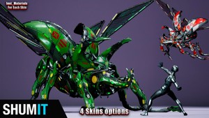 Sci-Fi Insect Stag-Beetle