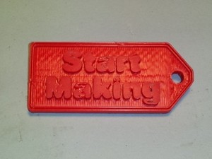 'START MAKING' KEYCHAIN