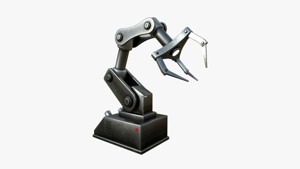 Robotic Hand A01 Dark Steel - Machinery Industrial Design