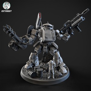 Blubbery Robot Poseable 100mm