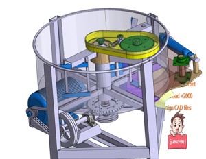 industrial 3D model Mixer