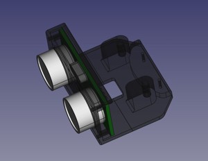 ULTRASONIC SENSOR SUPPORT FOR ROBOTS
