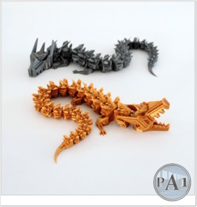 ARTICULATED DRAGON ROBOT WITH MOVING JAWS!