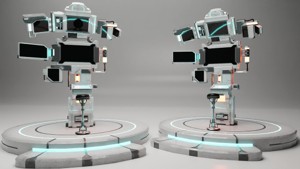 Sci-Fi Control Room Set