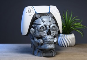 Robot skull Ps5 controller stand