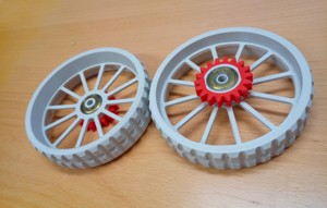ROBOT WHEELS (114MM) WITH GEAR DRIVE