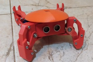 Kame: quadruped robot (version with cheap servo)