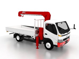 Toyota tow truck 3D Model-45
