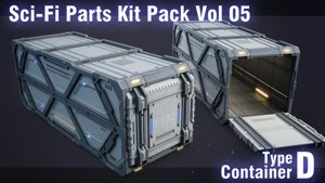 Sci-Fi Container Type D-PBR