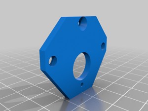 Easy Robot Arm 28byj 48 Adapter Plate With 35mm Hole Spacing