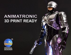 ROBOCOP Animatronic Did3D 62cm 