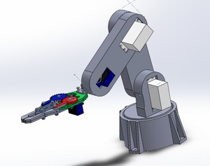SOLIDWORKS MECHANICAL ARM AND GRIPPER