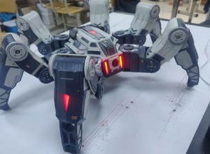 sci-fi hexapod robot