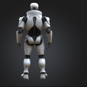 Ultra-Realistic Male Humanoid Robot Sci-Fi Game Asset